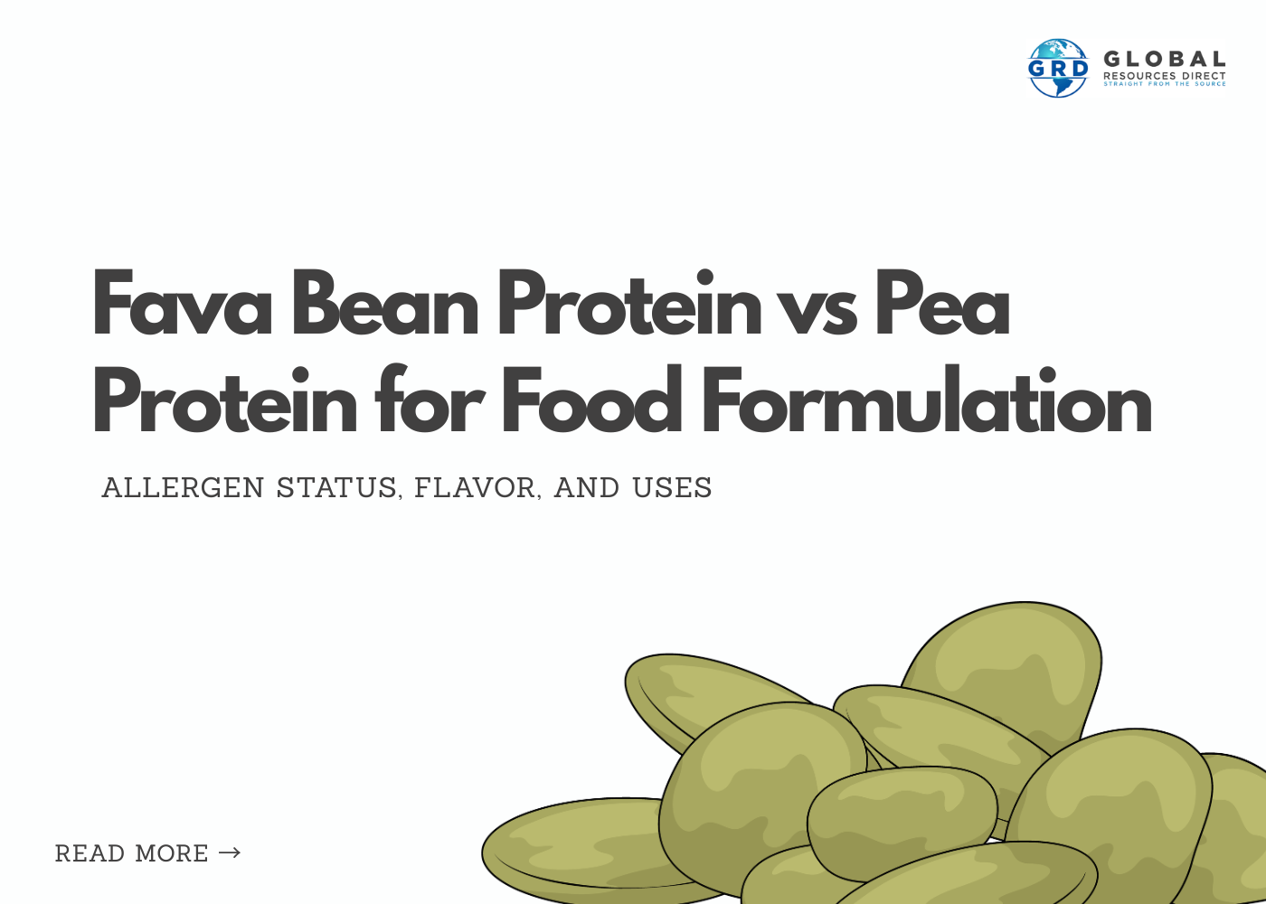 Fava Bean Protein vs Pea Protein for Food Formulation: Allergen Status, Flavor, and Uses