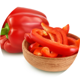 IQF Sliced Red Peppers