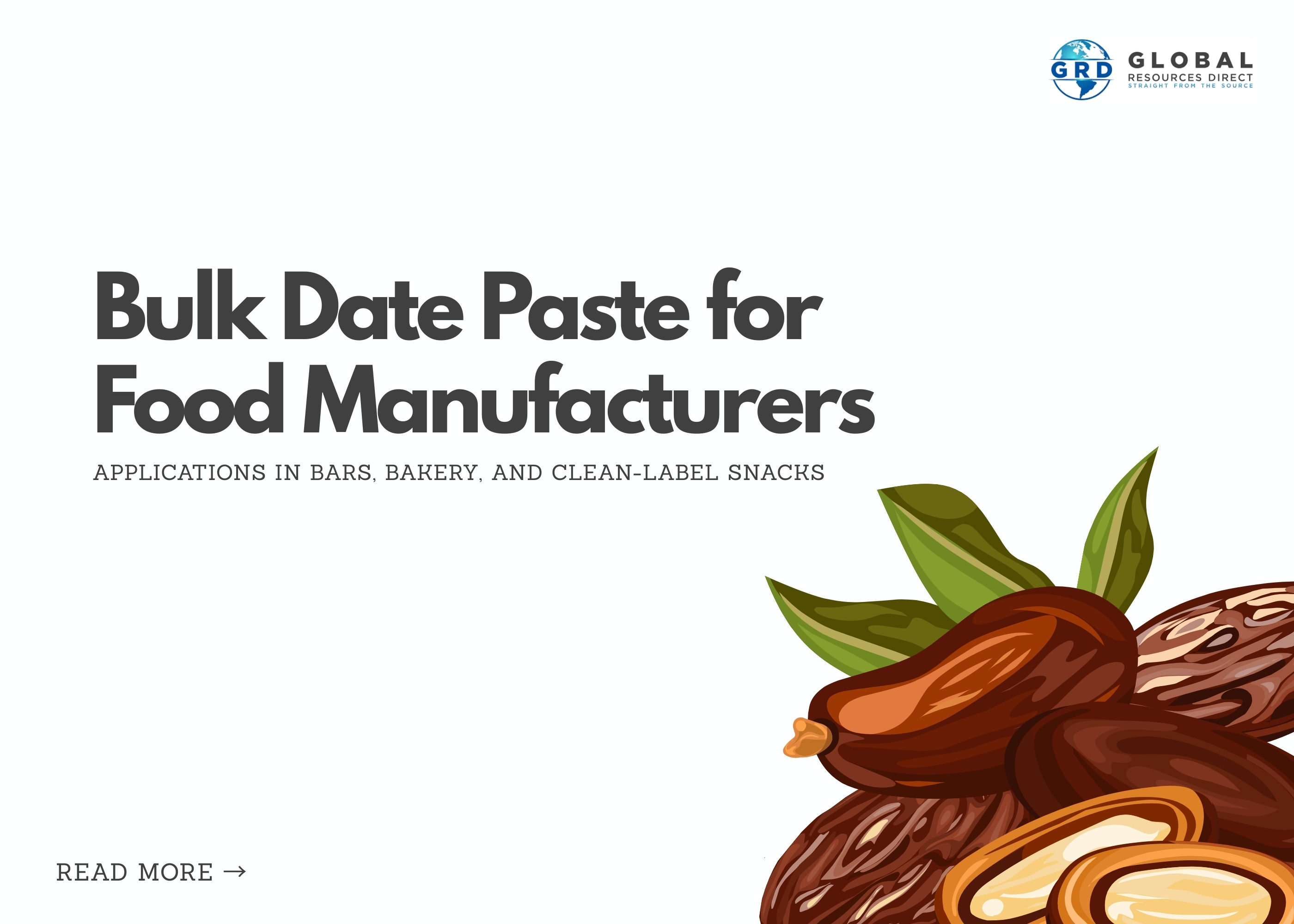 Bulk Date Paste for Food Manufacturers: Applications in Bars, Bakery, and Clean-Label Snacks