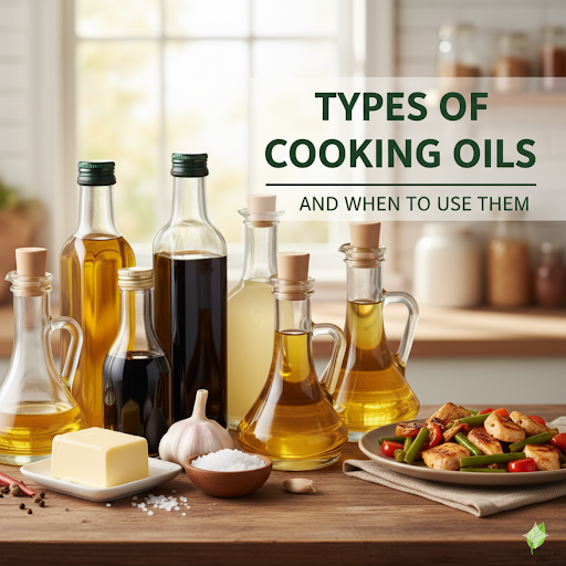Types of Cooking Oils and When to Use Them