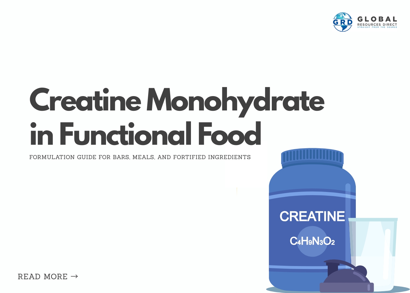 Creatine Monohydrate in Functional Food: Formulation Guide for Bars, Meals, and Fortified Ingredients