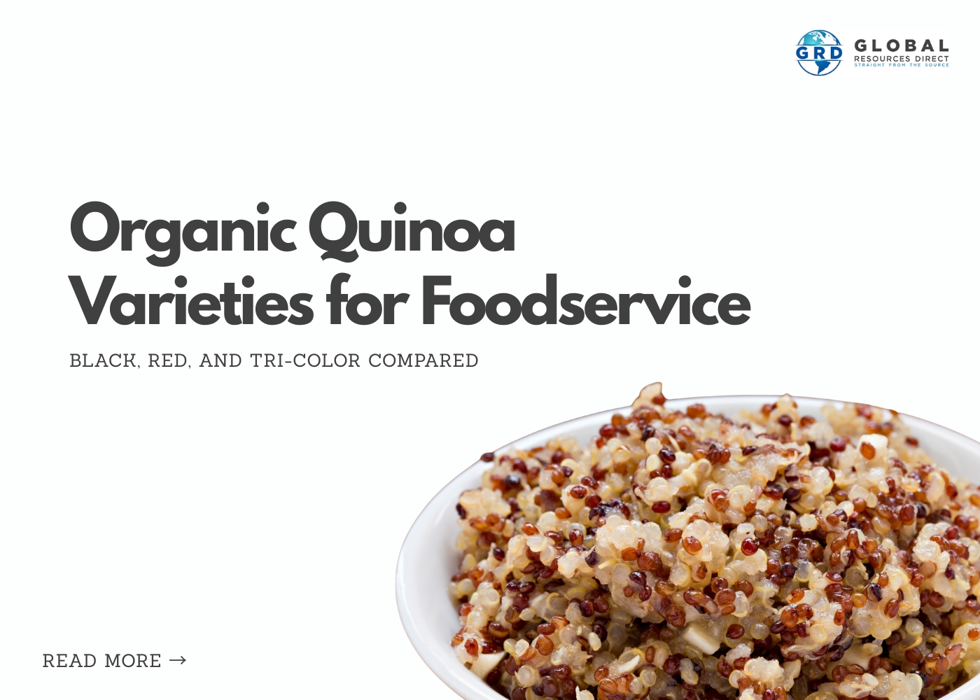 Organic Quinoa Varieties for Foodservice: Black, Red, and Tri-Color Compared